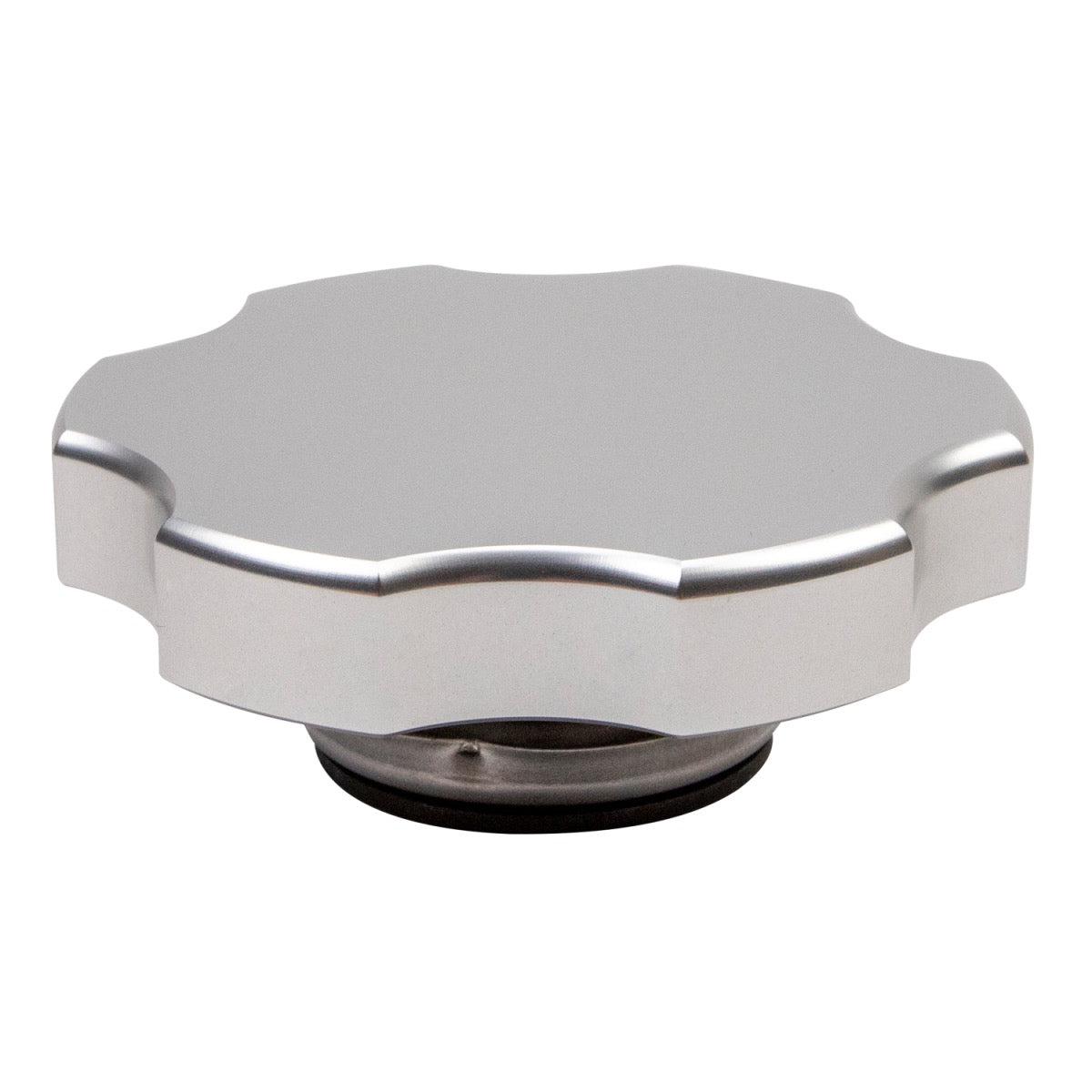 BILLET ALUMINUM COOLANT TANK CAP, CLEAR ANODIZED